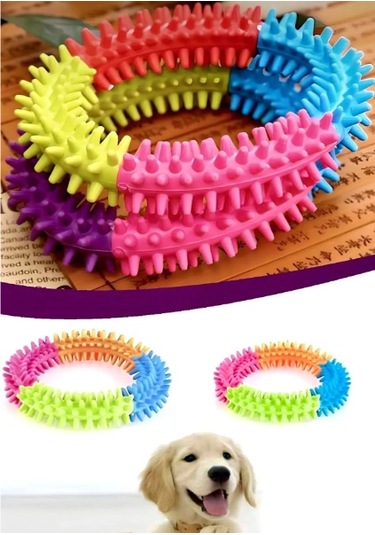 River World Köpekler İçin Diş Kaşıması Çemberi Isırma