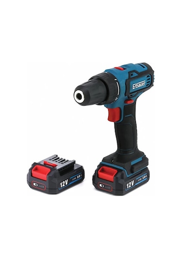 Erbauer EDD12-Li-2 Çift Akülü Matkap 12V