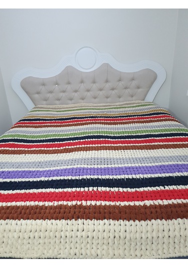 Palm Puffy Çift Kişilik Battaniye -