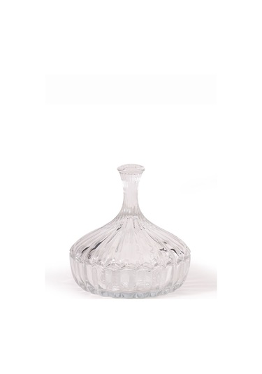 Çarşıdayız Brasilia Cam Kapaklı Şekerlik - Şık Ve Modern Tasarımlı Şeker Saklama Kabı Şeffaf