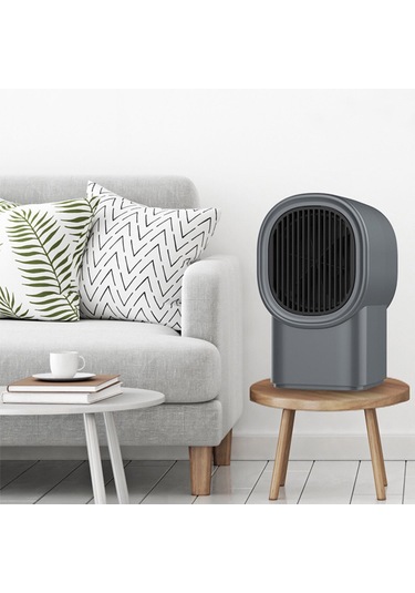 Wezone Hızlı Isınan Mini Masa Üstü Isıtıcı - Ac220v Gri, Anında Sıcaklık Ve Güvenli Kullanım
