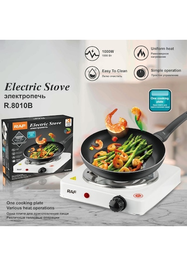 CBTxGlobal Raf R.8010b 5 Vitesli Elektrikli Ev Fırın Termostatı Sıcak Süt Ocak Elektrikli Soba Beyaz