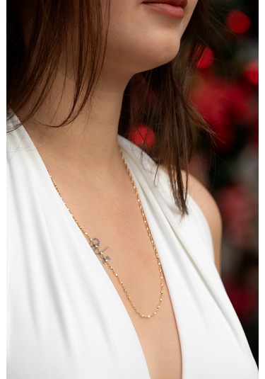 Cenova Kuyumculuk 14 Ayar Altın Kadın Kıvrımlı Singapur Zincir Kolye 1.60 Mm