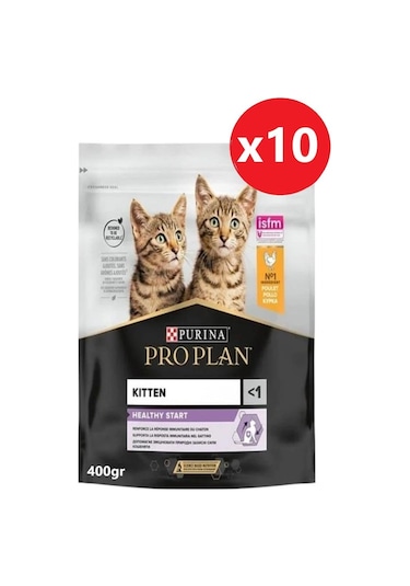 Pro Plan Junior Tavuklu Yavru Kedi Maması 400 Gr 10 Adet