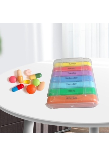 Pazly Vitamin Suntek Kasa Hap Haftalık Günlük Düzenleyici 7 Ub Diğer