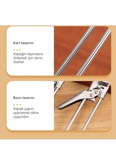 Didadodo Yeni Yaratıcı Şişe Açacağı - Paslanmaz Çelik, Ayarlanabilir, Uzun Saplı, Ev Kullanımı Diğer, Güvenli Açma Sistemi Diğer