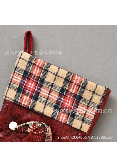 Happychildhood Noel Çorapları 3 Adet Noel Baba Şeker Çanta Süslemeleri Noel Süsleri