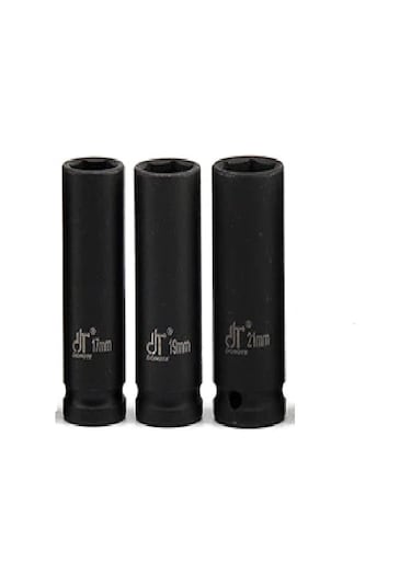 1/2 Havalı Uzun Derin Darbeli Lokma 17-19-21 Mm