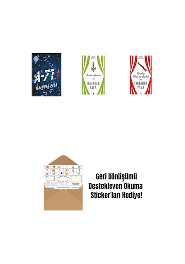 A-71 + Vali Hanım Ciltli + Darbe: Kan Ve Sultan Ciltli + Okuma Sticker'ları
