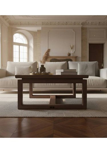 Ginza Orta Sehpa Masif Ağaç 120 X 80 Ceviz