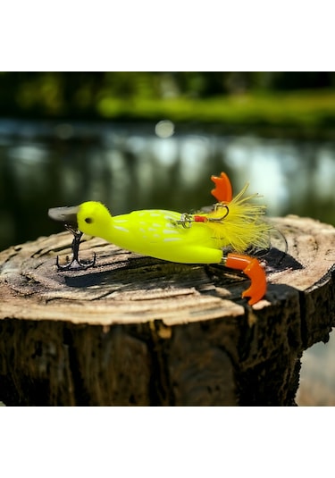 Ördek Rapala Lures Döner Ayak Turna Kaşığı 2 Adet 14gr 9cm Sarı