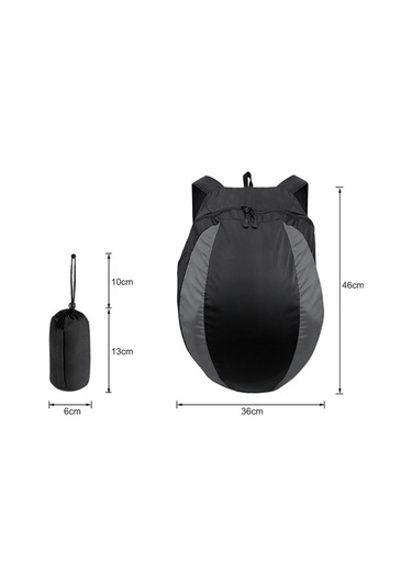 Hangfox Motosiklet Kaskı Çantası Sırt Çantası Nilon Malzeme 15x6x6cm Taşıma Çantası Siyah