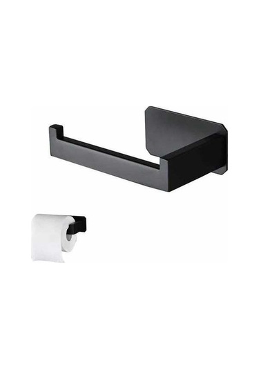 Novahub Çatı Kağıt Dispenseri Paslanmaz Çelik Sondajsız Siyah 3m Yapışkanlı Diğer