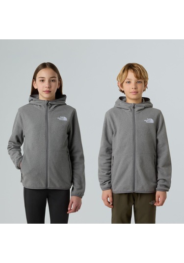 The North Face Teen Glacıer 1/4 Fermuarlı Genç Çocuk Glacier Polar Nf0a8cvfcqı1 Gri