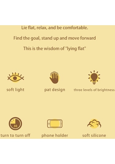 Pazly Lay Ördek Şekilli Gece Lambası Beyaz Işık, Dekoratif Ve Sevimli Beyaz