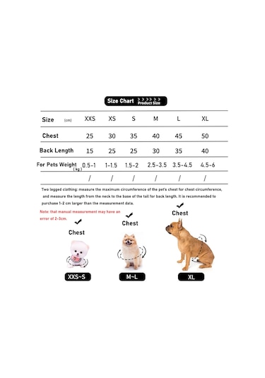 Sevimli Köpek Giysileri Kış Yelek Küçük Köpekler Kediler Için Sıcak Evcil Pembe L For 3.5-4.5 Kg