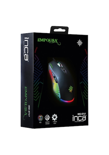 Inca EMPOUSA IMG-GT17 RGB  6400 DPI Oyuncu Mouse