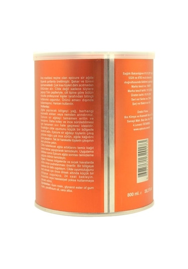 Epicure Naturel Konserve Sir Ağda 800 ML