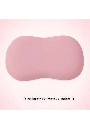 Springsun Yumuşak Hafıza Köpük Kedi Karın Yastığı - Boyun Destekli, Uyku Kalitesini Artıran, 35x55cm Pembe 650gr Toptan Satış Pembe