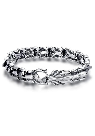 Yystore Erkek Çinko Alaşım Bileklik Lt-56 Retro Aksesuarları 19cm