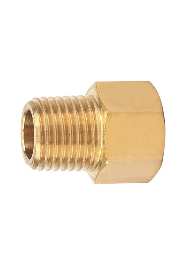 Fosenze Bakır Sanayi Tipi Adaptör: 1/4" Bspt Erkek Dış Vida - 1/4" Npt Dişi İç Vida, Su-gaz-yakıt Taşıma, Dayanıklı Ve Korozyona Dayanıklı