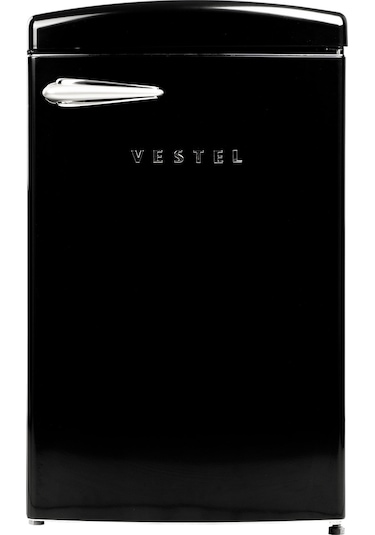 Vestel Retro SB14111 122 L Statik Buzdolabı Siyah