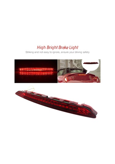 Yaozixa Bmw Z4 E85 2002-2008 Uygun Arka Durma Lambası, Dc 12v, Kırmızı, Parça No: 63256917378