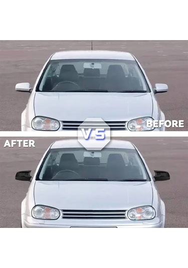 Vw Golf 4 Batman Yarasa Ayna Kapağı Piona Black Abs 1997 1998 1999 2000 2001 2002 2003