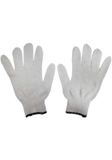Homyl Pamuk İpliği İşçi Koruma İş Eldivenleri Kaymaz C