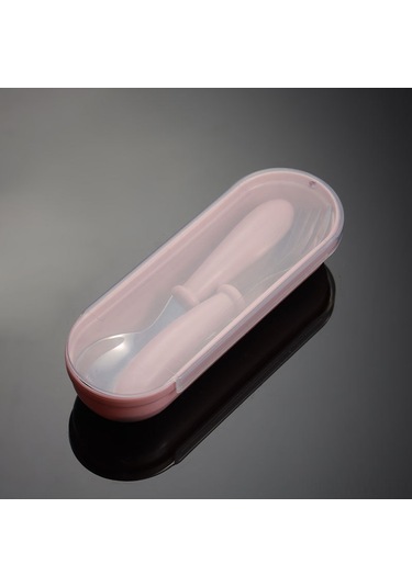 Moveevo Çocuklar İçin 304 Paslanmaz Çelik Çatal Kaşık Kutusu Seti - Yeşil Desenli, El Tutması Kolay, Hediye İçin Uygun Yeşil