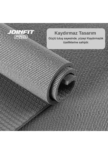 Joinfit Pro Yoga Matı 5mm Kaymaz Yüzey Yüksek Konfor Pembe