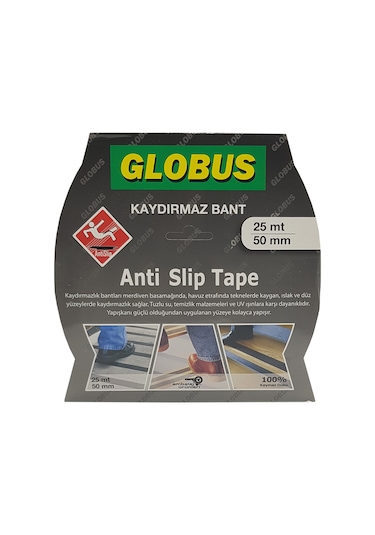 Merdiven Zemin Kaydırmaz Bant Sarı Siyah 50 mm x 25 mt