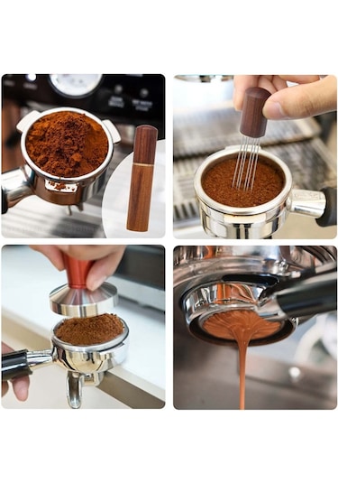Espresso Kahve Karıştırıcı Espresso Dağıtım Aracı, Gül Ağacı Rengi Gül Ağacı Rengi Diğer
