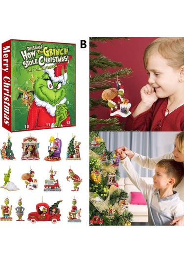 Xianwen Geeroyoo Yaratıcı Noel Ağacı Aksesuarı: Yeşil Tüylü