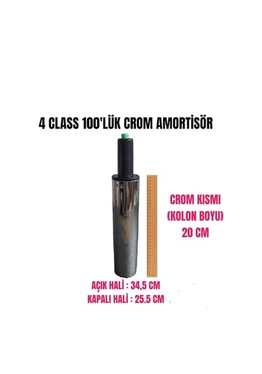 Cemre Ticaret Konik Krom Ayaklı Full Set