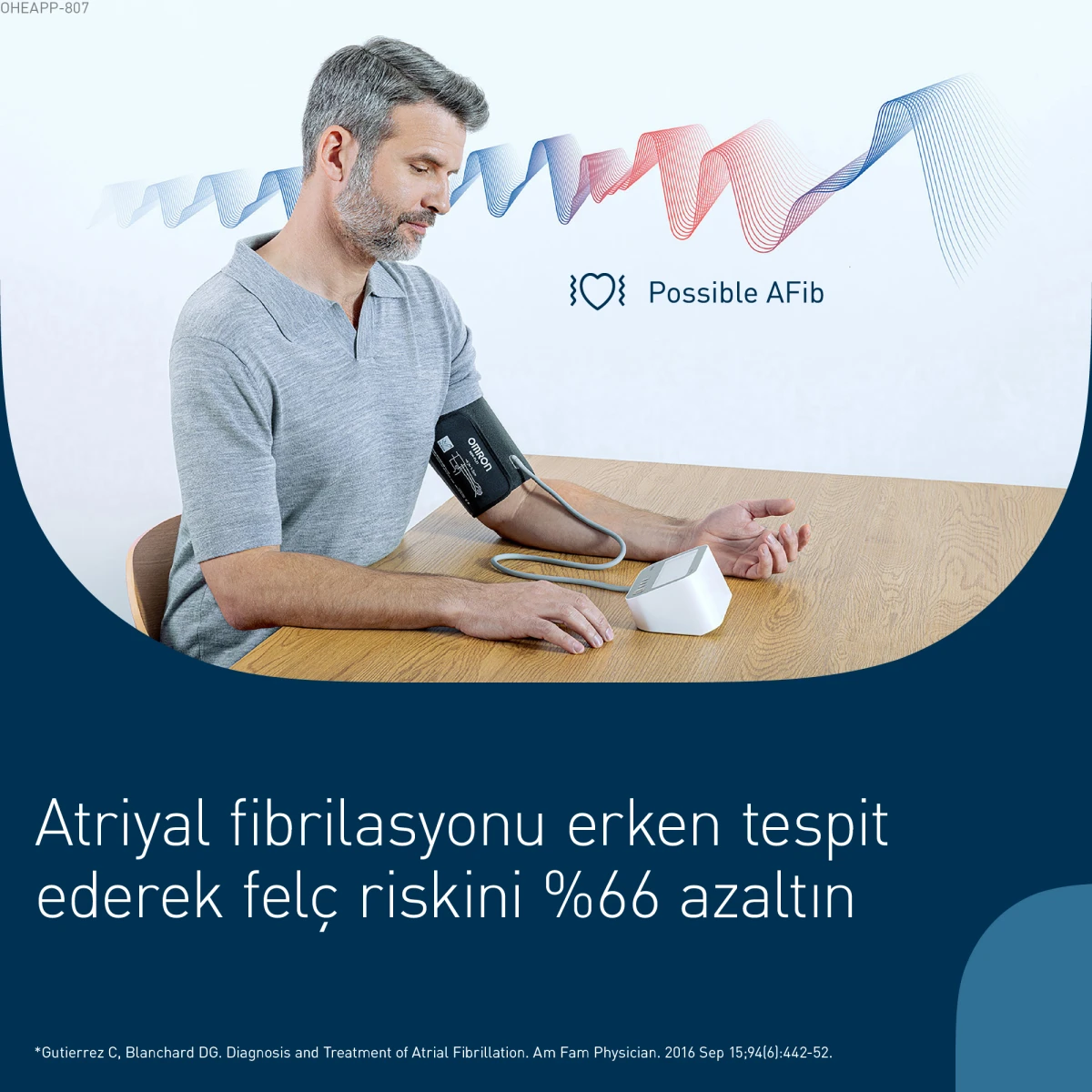 M3 Comfort Afib Hem-7196-fle Üst Koldan Ölçer Tansiyon Aleti