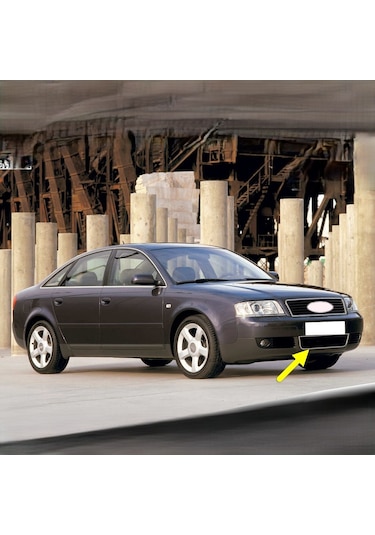 Audi A6 2002-2004 Ön Tampon Orta Izgara Kromlu 4b0807683l