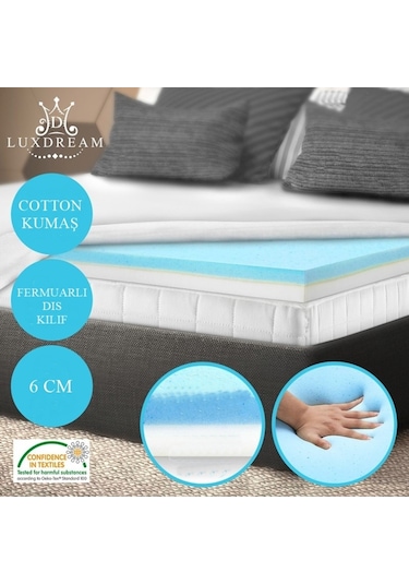 Onlıne-Yatak Viscopooly 100X200 Cm Ortopedik Yatak Şiltesi Visco Ped