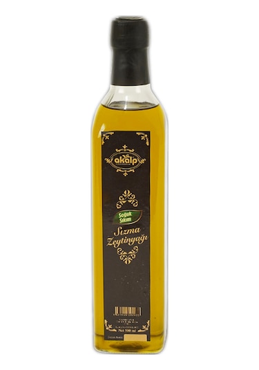 Akalp Çiftliği Soğuk Sıkım Sızma Zeytinyağı 500 ML