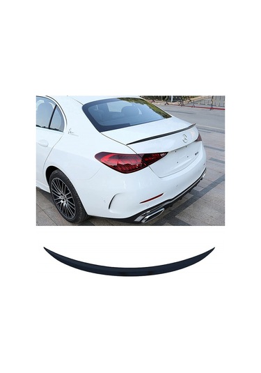 W206 Amg Style 2021-2023 Bagaj Üstü Spoiler Plastik Boyasız