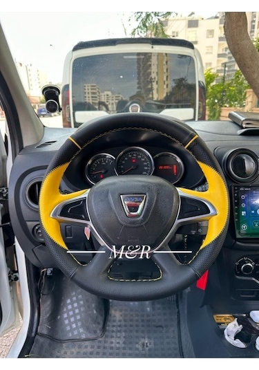Dacia Stepway  Kaplama Spor Model Deri Direksiyon Kılıfı