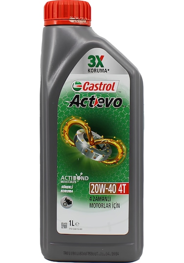 Castrol Actevo 20W40 4t 1 L 4 Zamanlı  Motosiklet Yağı