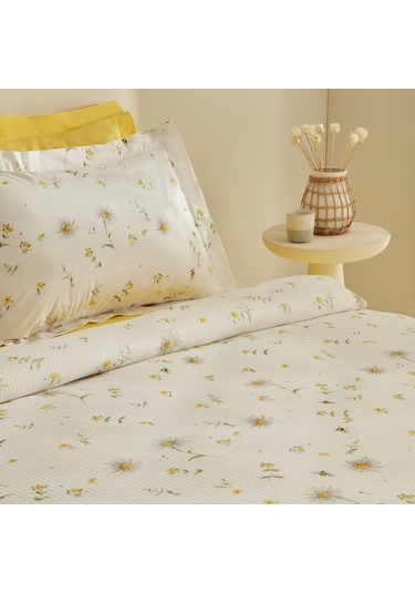 Karaca Home Emma %100 Pamuk Çift Kişilik Pike Takımı Sarı 200.22.11.0442 Sarı