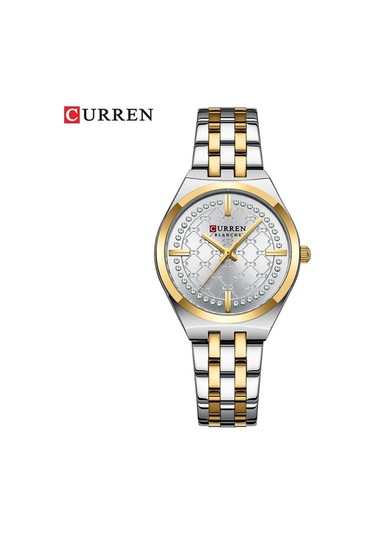 Yingfu Curren 9096 Kadın Saati - Paslanmaz Çelik Kordonlu, Suya Dayanıklı Moda Kol Saati Altın Altın