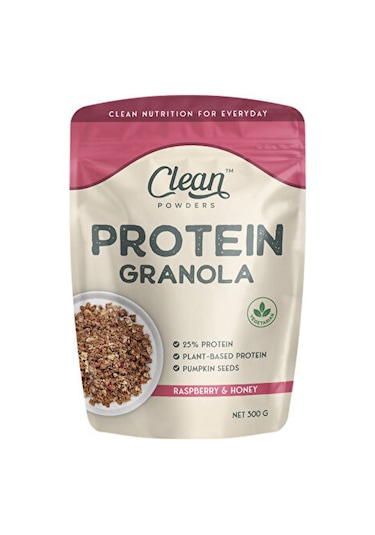 Clean Powders Meyveli & Ballı Protein Granola 300 Gr - Ahududu-bal