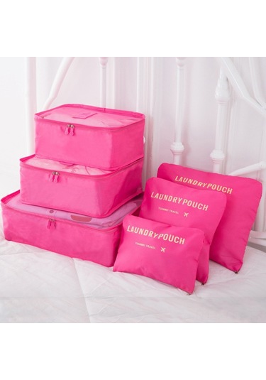 Dianziye Seyahat Çantaları Seti - Farklı Boyutlarda Kıyafet & Tuvalet Çantaları, Dayanıklı Malzeme, Kolay Kullanım, Lacivert Renk