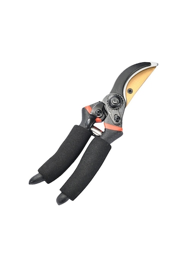 Kosona Bahçe Budama Makası - 65mn Çelik Bıçaklı, 35mm Kalın Dal Kesebilen, Ergonomik Saplı, Güvenlik Kilitli Bahçe Aleti