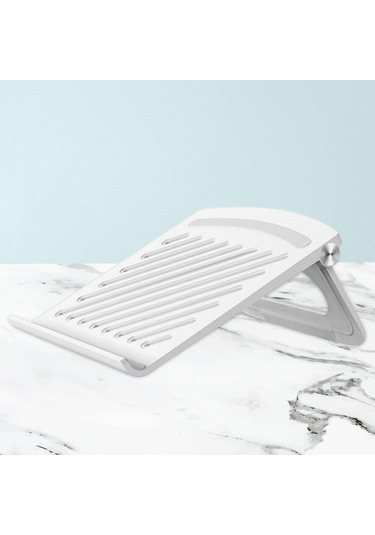 Homyl Katlanabilir Dizüstü Bilgisayar Standı Ofis Ev Beyaz