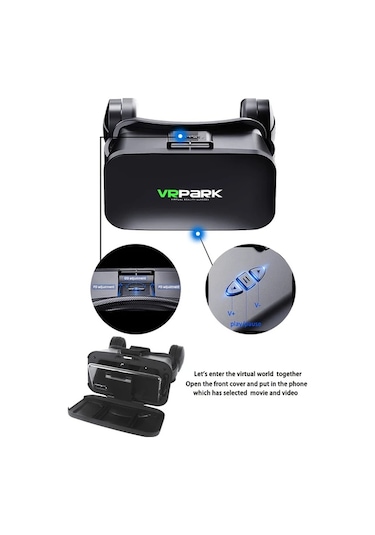 Xuweiwei J50 B03 Yeni Vr 3d Sanal Gerçeklik Gözlüğü Akıllı Telefon Uyumlu Ayarlanabilir Lens Sürükleyici Vr Deneyimi