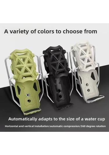 Elmpaly Yeşil Döner Katlanır Motosiklet Ve Elektrikli Bisiklet Cup Holder Dayanıklı